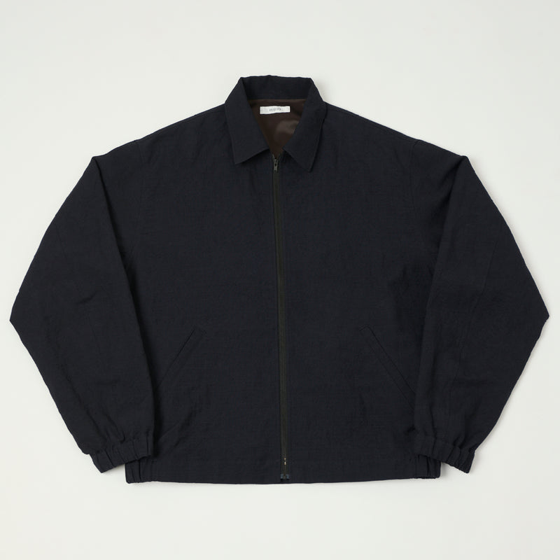 Fujito Zip Up Blouson - Dark Navy