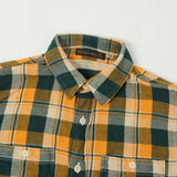 Full Count 4085 Check Flannel Shirt - Yellow/Green