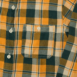 Full Count 4085 Check Flannel Shirt - Yellow/Green