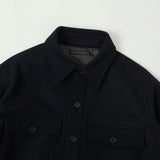 Full Count 4088 Heavy Wool CPO Shirt - Navy