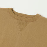 Full Count 3741SP Set In Sleeve Loopwheel Sweatshirt - Beige