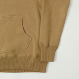 Full Count 3745SP Cotton Fleece Hoodie - Beige