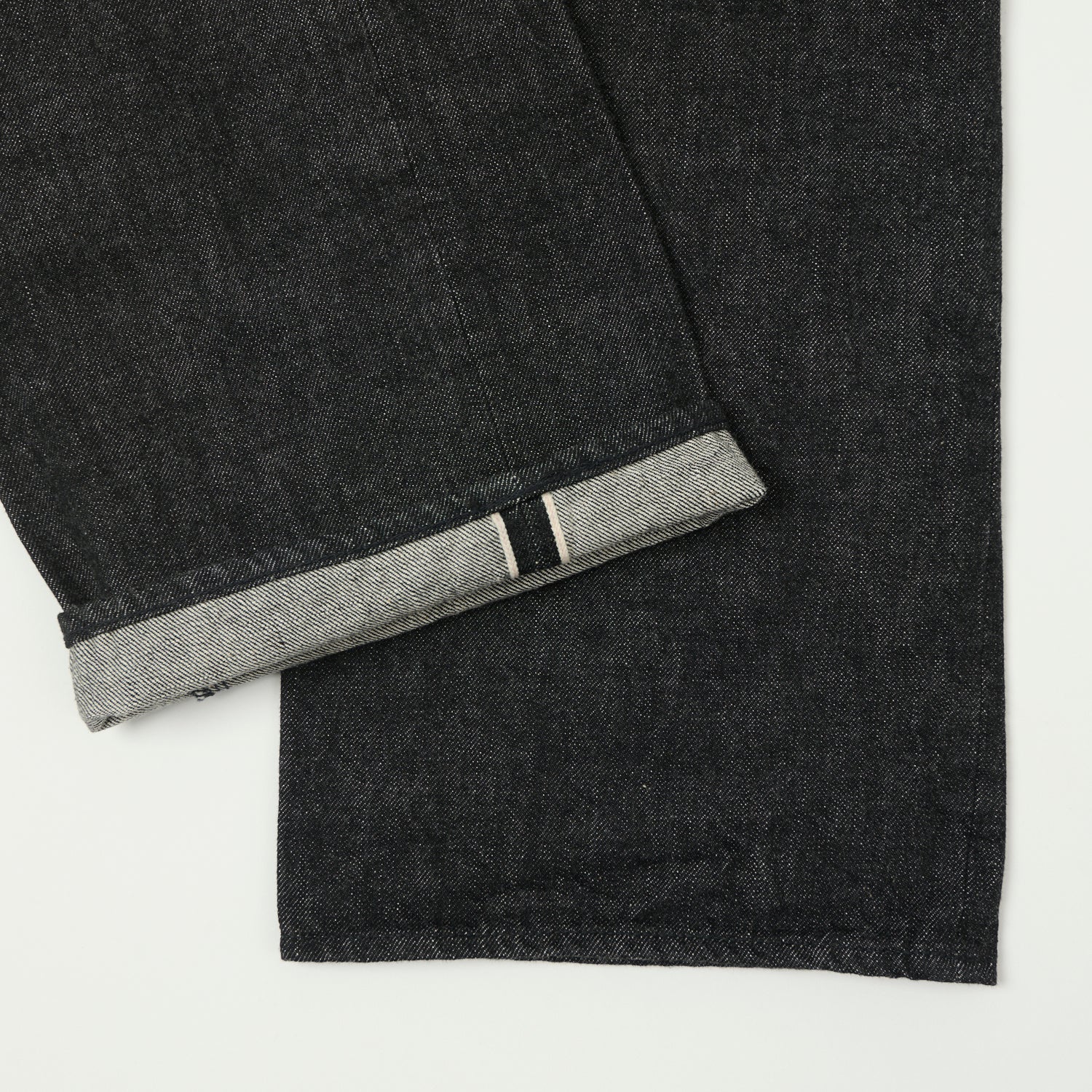 FULLCOUNT 0105 13.7oz Wide Straight Jean - Black One Wash