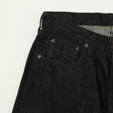 Full Count 0105SS 'Super Smooth' 11.5oz Wide Straight Jean - Black One Wash