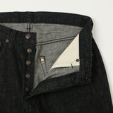 Full Count 0105SS 'Super Smooth' 11.5oz Wide Straight Jean - Black One Wash