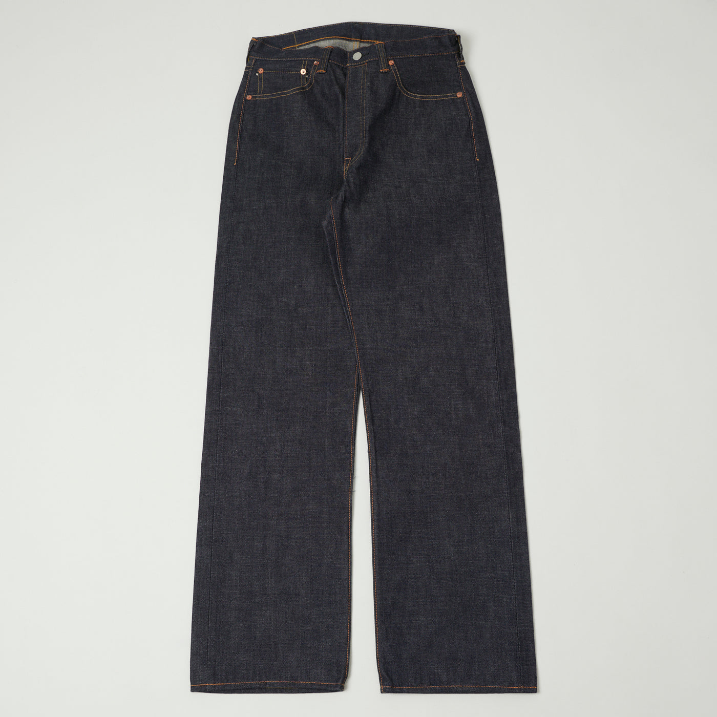 Full Count 0105 13.7oz 'Plain Pocket' Wide Straight Jean - Raw | SON OF A  STAG