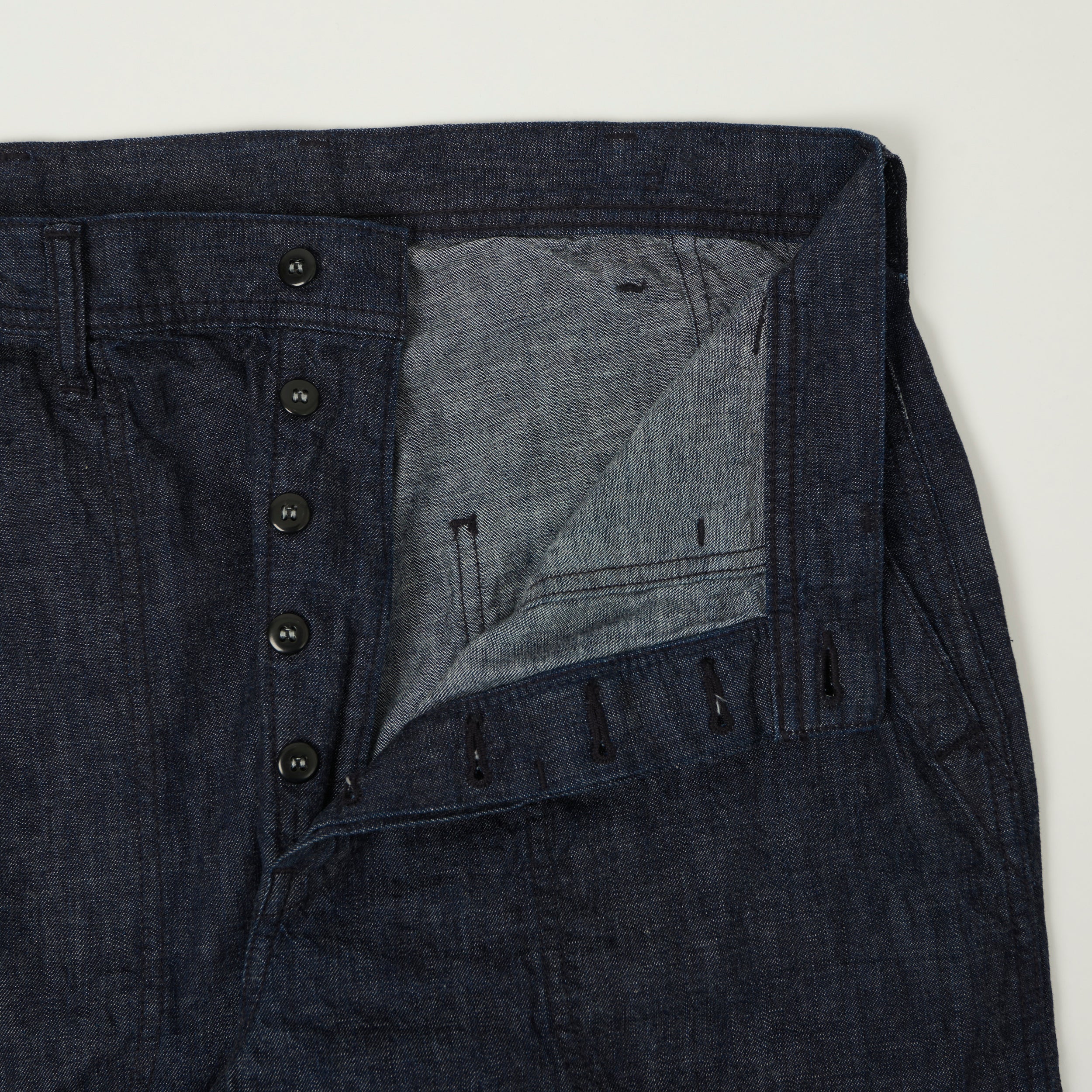 FULLCOUNT 1141 8oz Denim U.S. Navy Seamens Trousers - One Wash