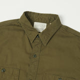 Full Count 4087 Twill Work Shirt - Olive Drab