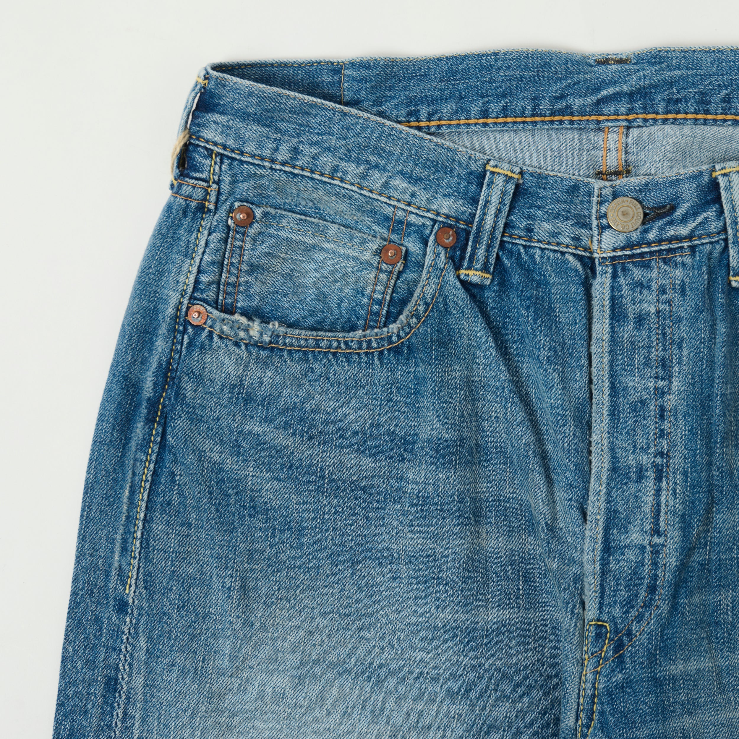 FULLCOUNT 1101SS 'Super Smooth' 11.5oz Loose Straight Jean