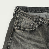 Full Count 1101BKHW 13.7oz Loose Straight Jean - Black Dartford Wash