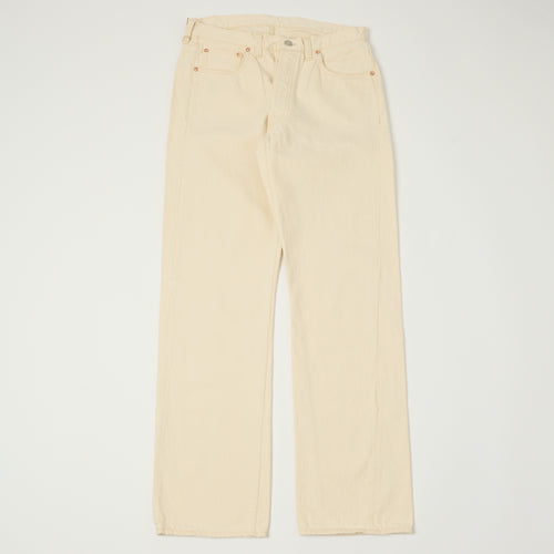 FULLCOUNT 1101 13.7oz Loose Straight Jean - Ecru One Wash