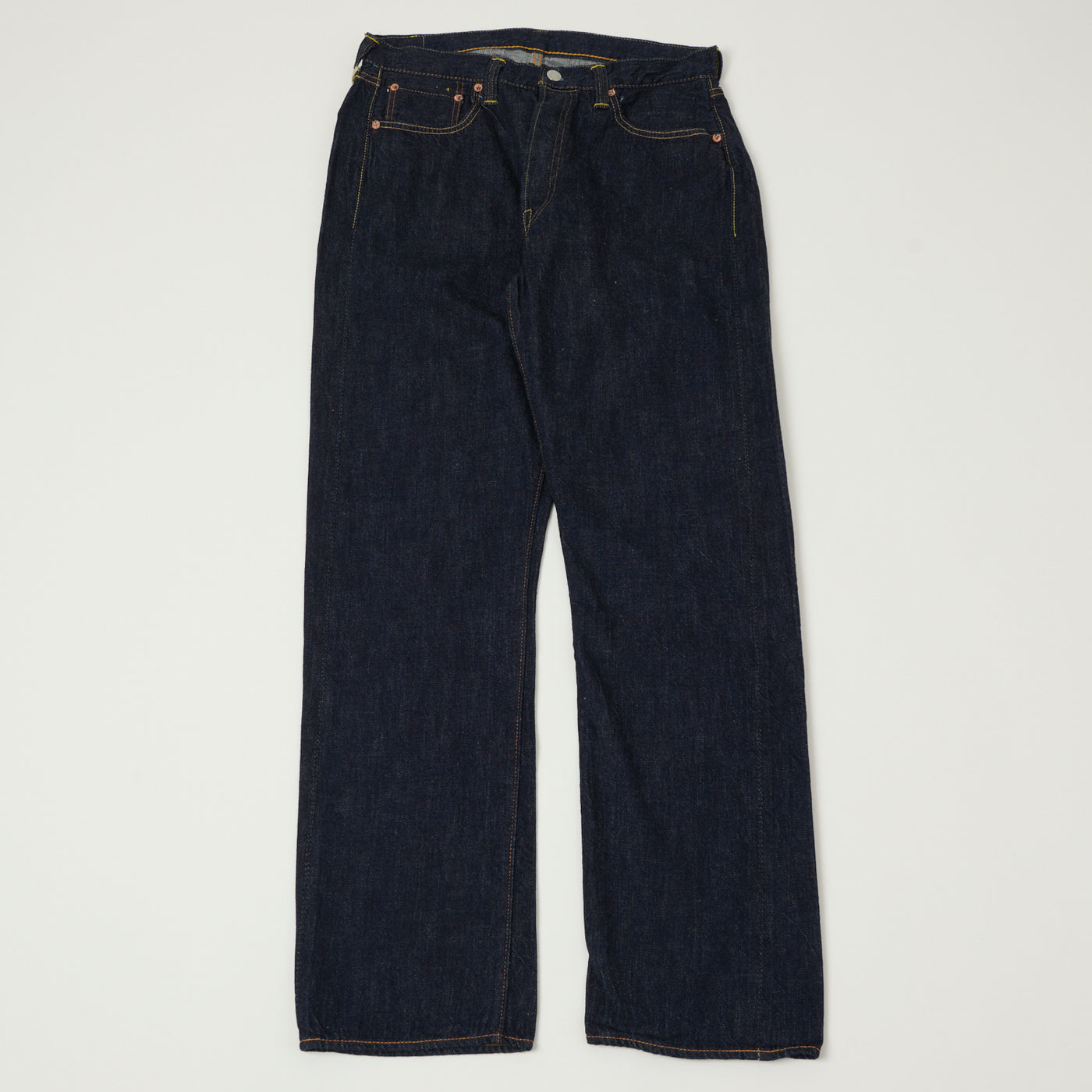 FULLCOUNT 1101SS 'Super Smooth' 11.5oz Loose Straight Jean - One Wash
