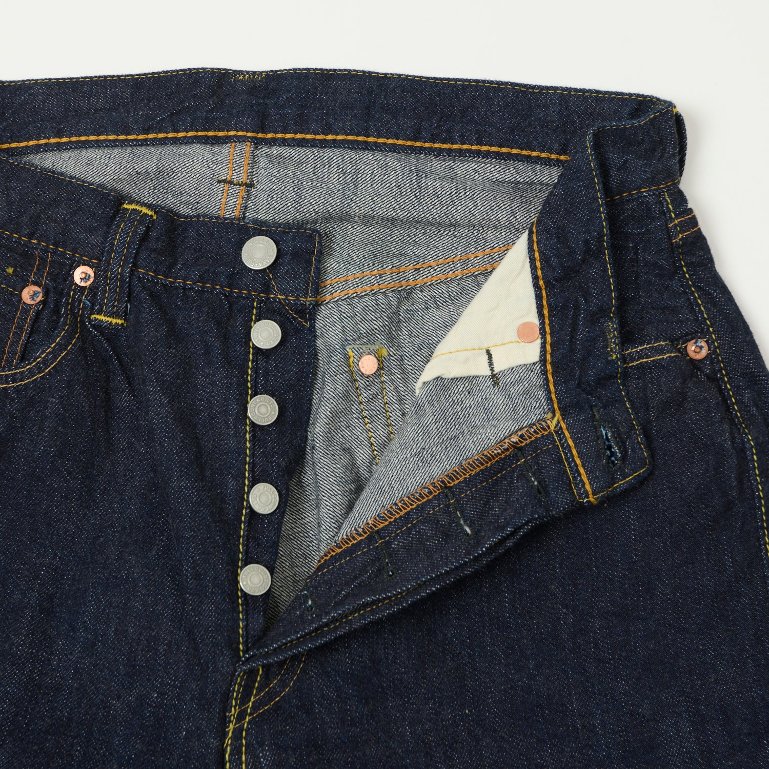 FULLCOUNT 1101SS 'Super Smooth' 11.5oz Loose Straight Jean - One Wash