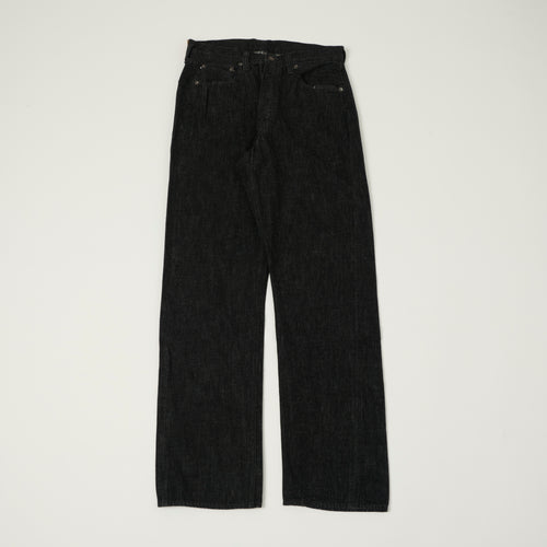 FULLCOUNT 1101SS 'Super Smooth' 11.5oz Loose Straight Jean - Black One Wash