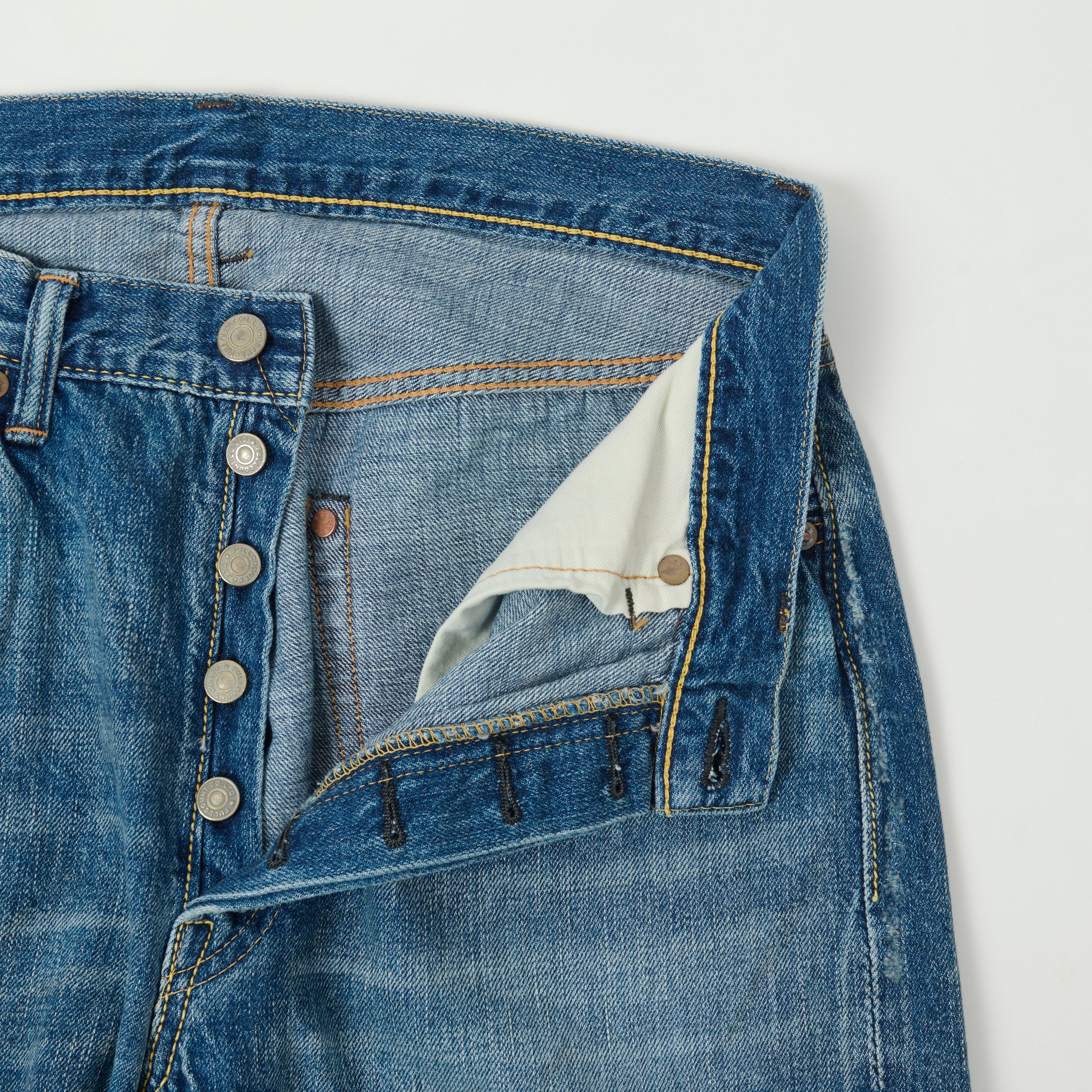 FULLCOUNT 1103SS 'Super Smooth' 11.5oz Clean Straight Jean - 'Dartford' Wash