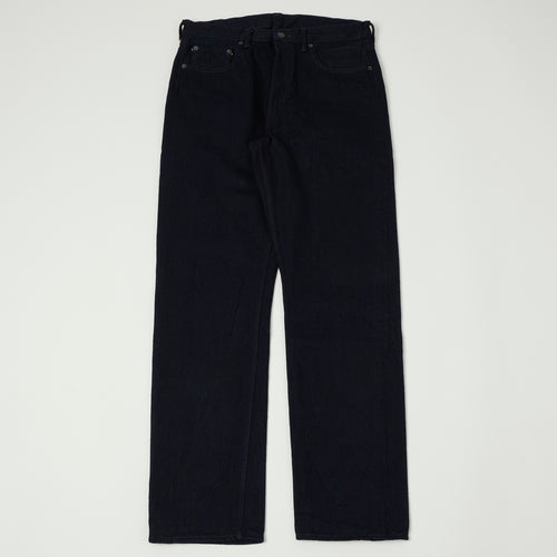 FULLCOUNT 1103 15.5oz 'Super Rough' Regular Straight Jean - Indigo/Black One Wash