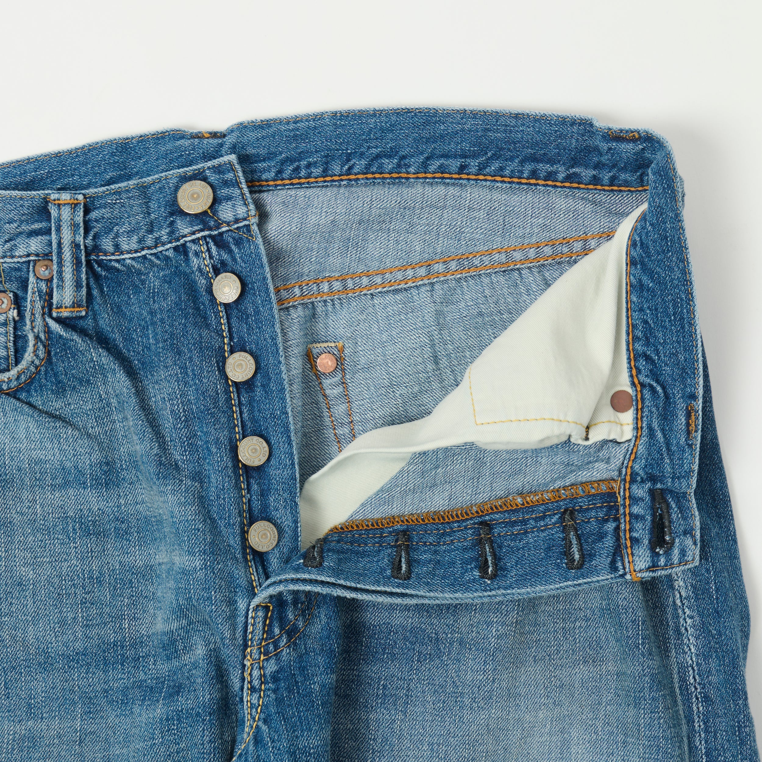 FULLCOUNT 1108SS 'Super Smooth' 11.5oz Regular Straight Jean - 'Dartford' Wash