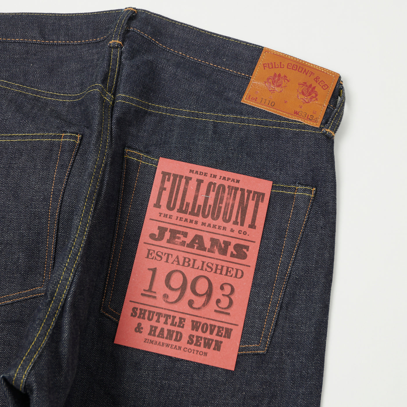FULLCOUNT 1110 13.7oz Slim Tapered Jean - Raw