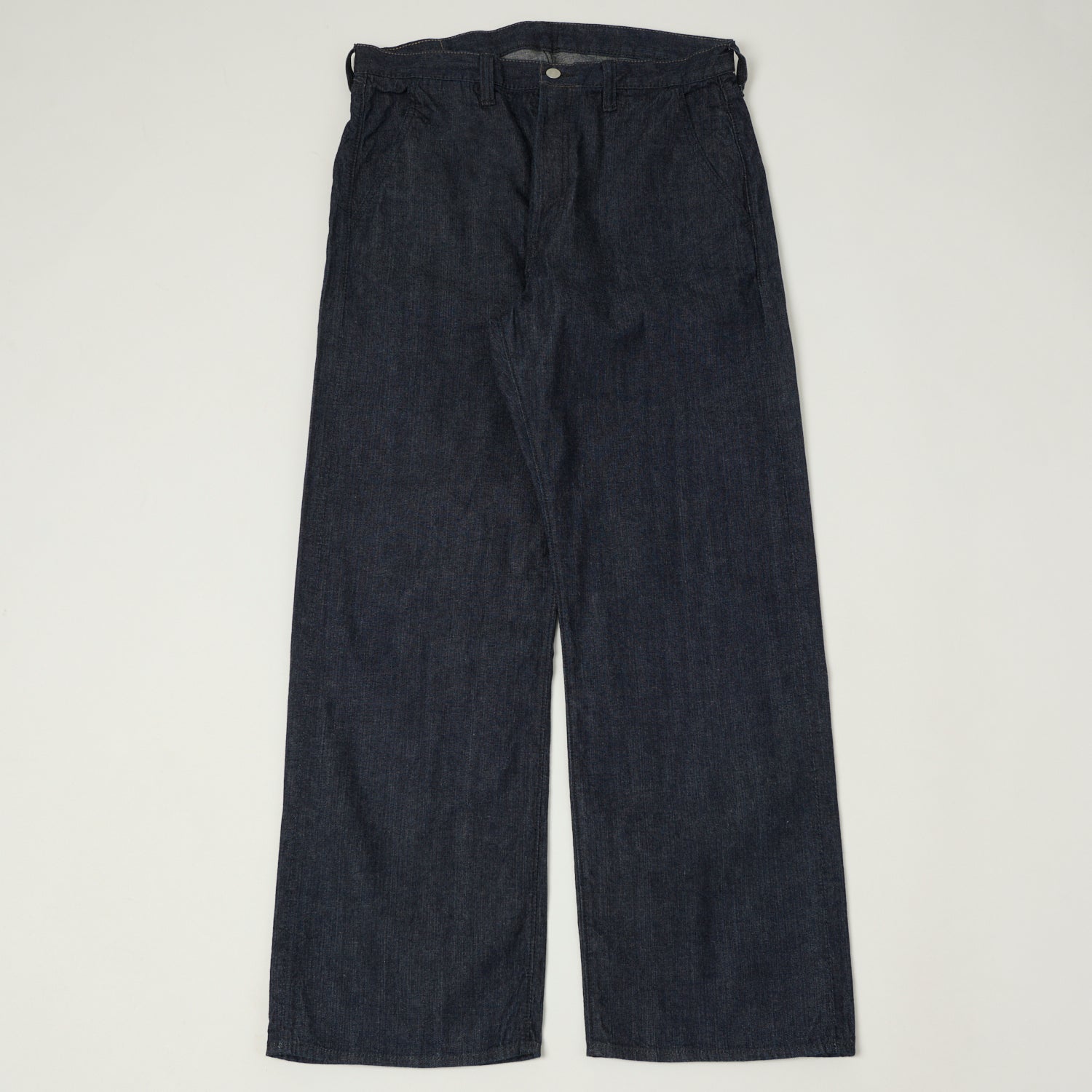 FULLCOUNT 1121 'Duke II' A.M.Co. Denim Wide Straight Jean - One Wash