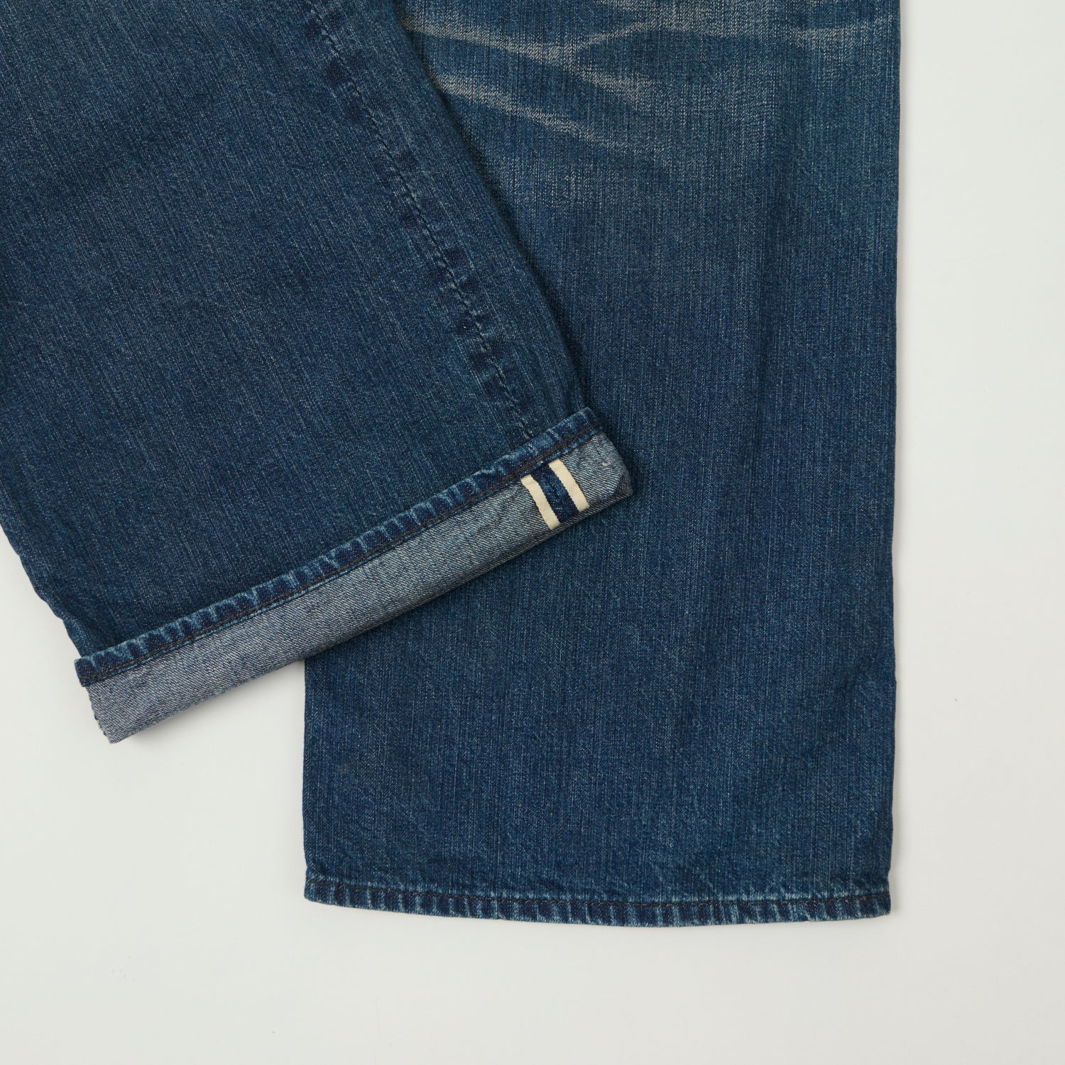 FULLCOUNT 1121 'Duke II' A.M.Co. Denim Wide Straight Jean - Heavy Wash