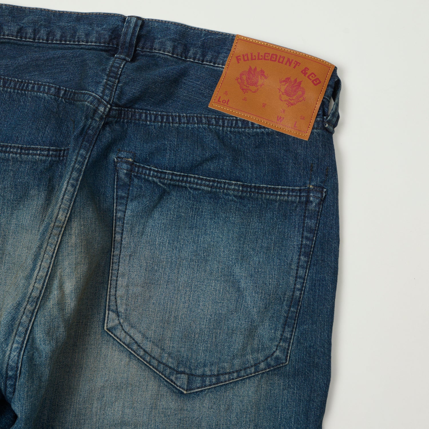 FULLCOUNT 1121 'Duke II' A.M.Co. Denim Wide Straight Jean - Heavy