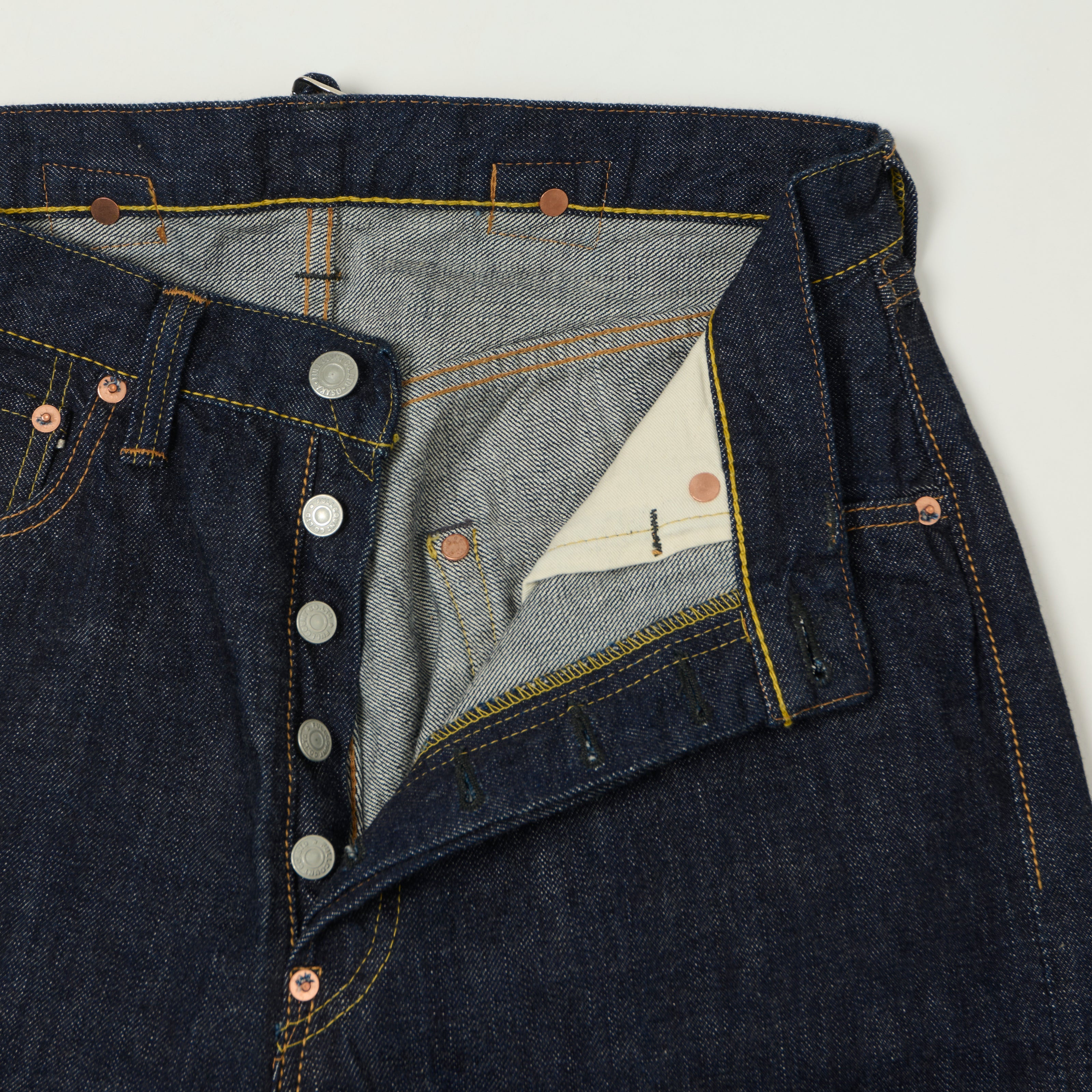 FULLCOUNT 1136 '1937 Model' Wide Straight Jean - One Wash