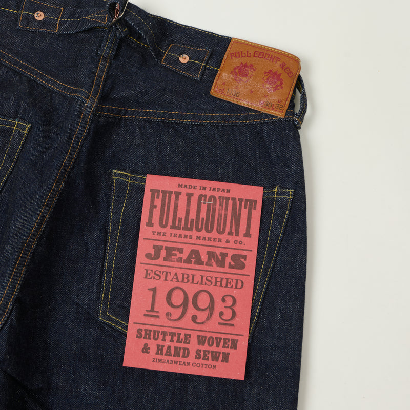 Full Count 1136 '1937 Model' Wide Straight Jean - One Wash