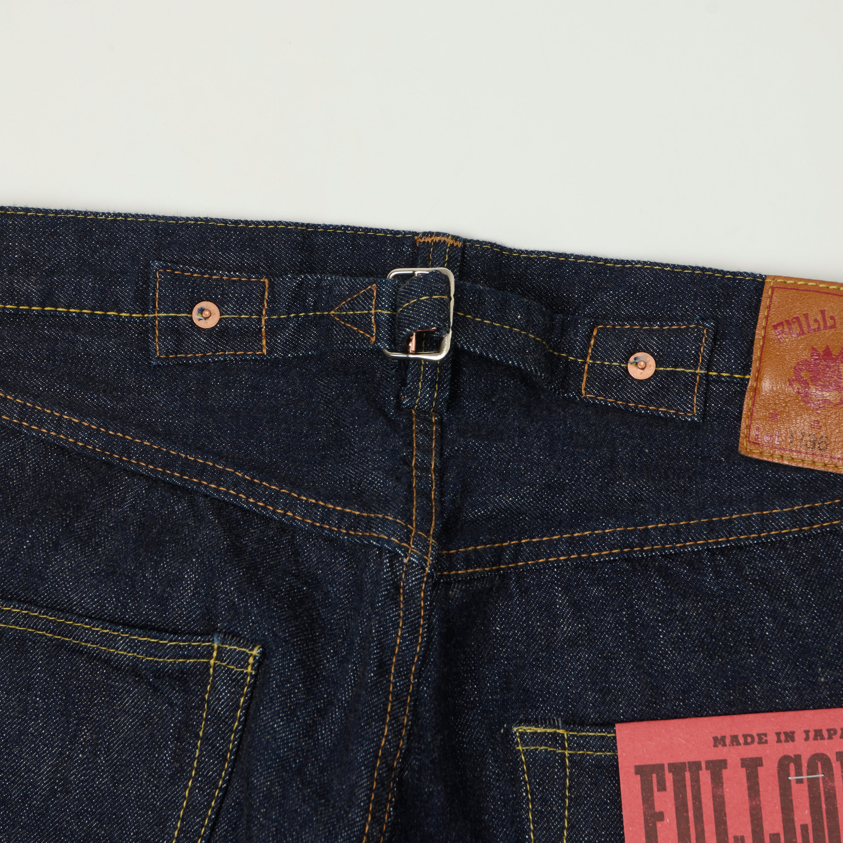 FULLCOUNT 1136 '1937 Model' Wide Straight Jean - One Wash