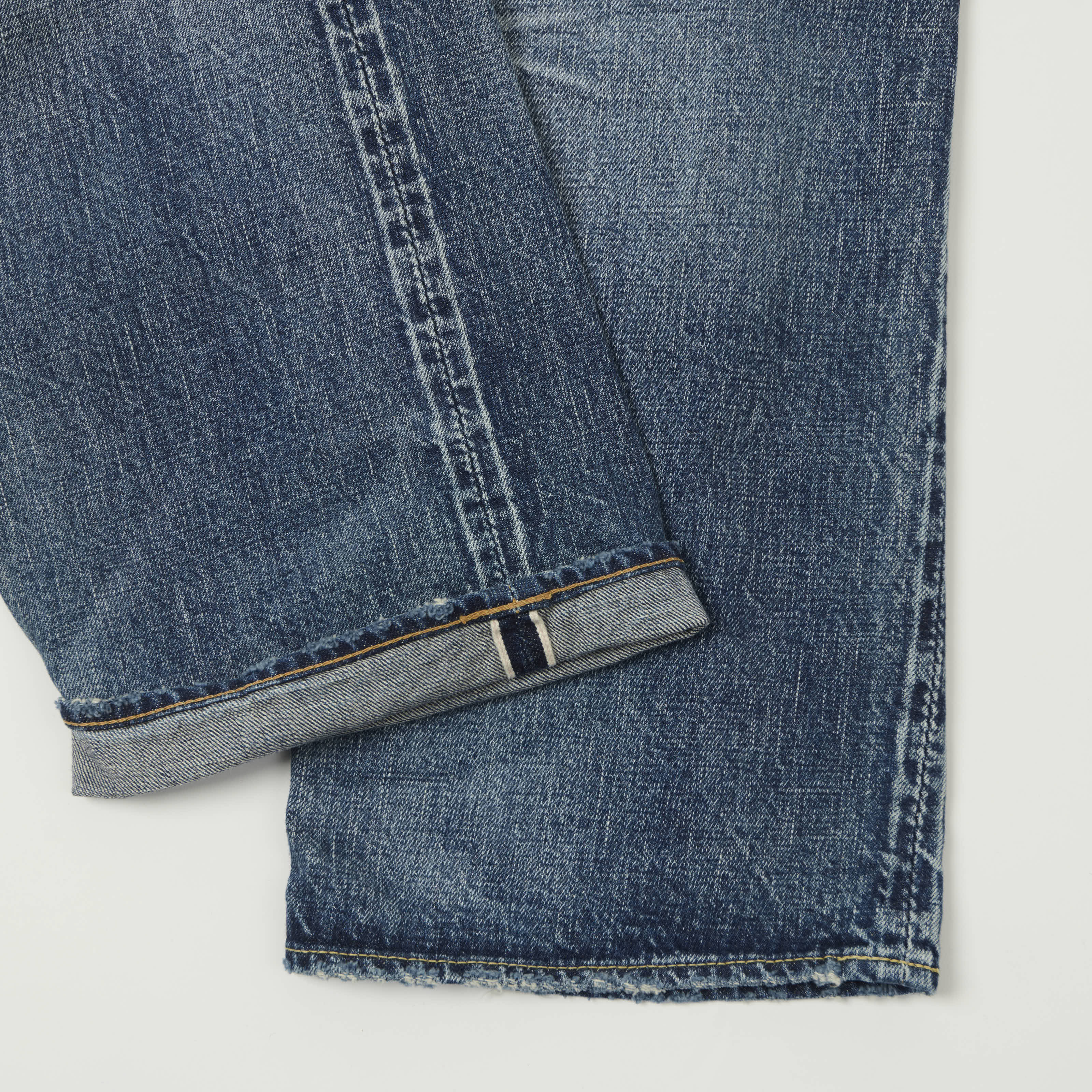 FULLCOUNT 1136 '1937 Model' 13.7oz Wide Straight Jean - 'Mykonos' Wash