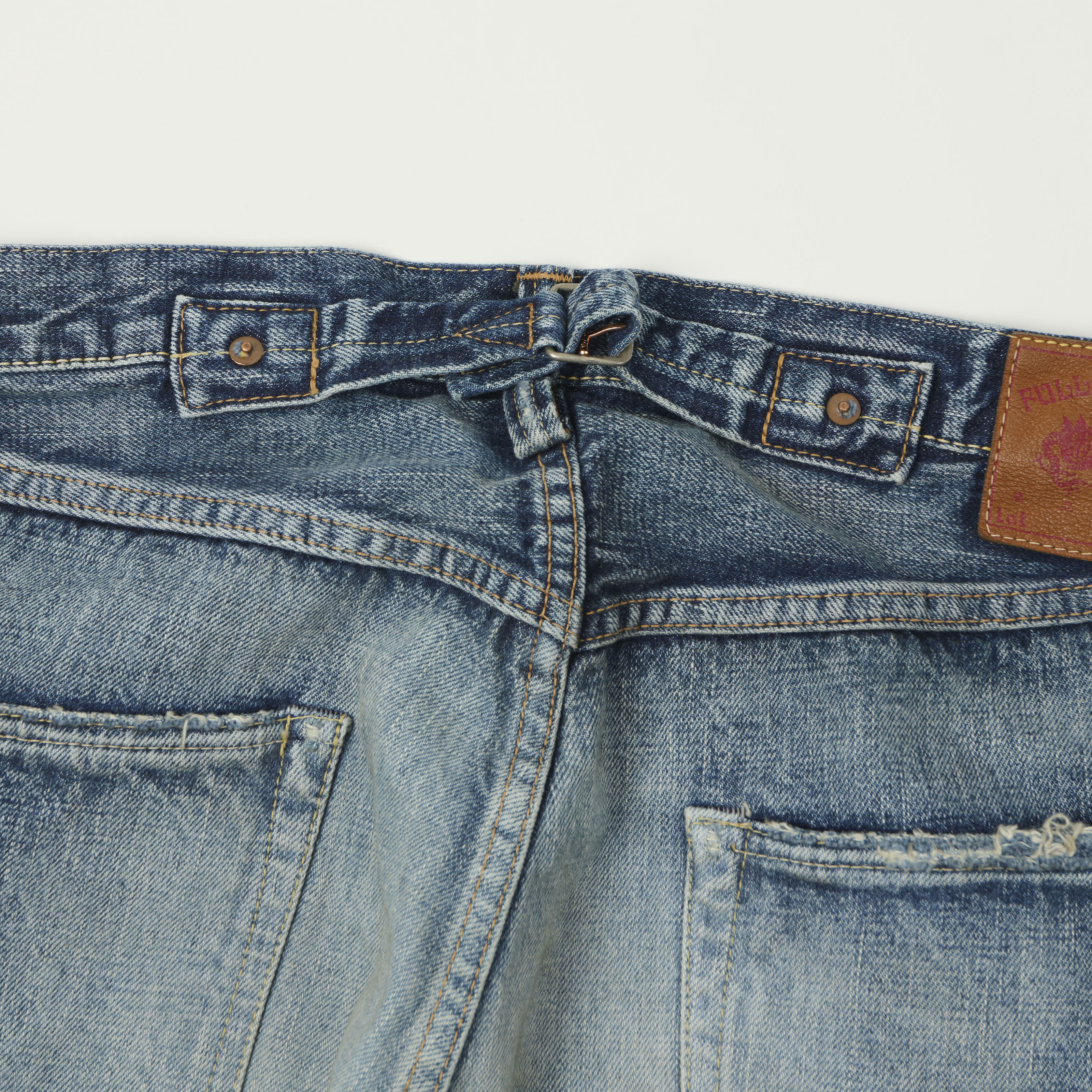 FULLCOUNT 1136 '1937 Model' 13.7oz Wide Straight Jean - 'Mykonos' Wash