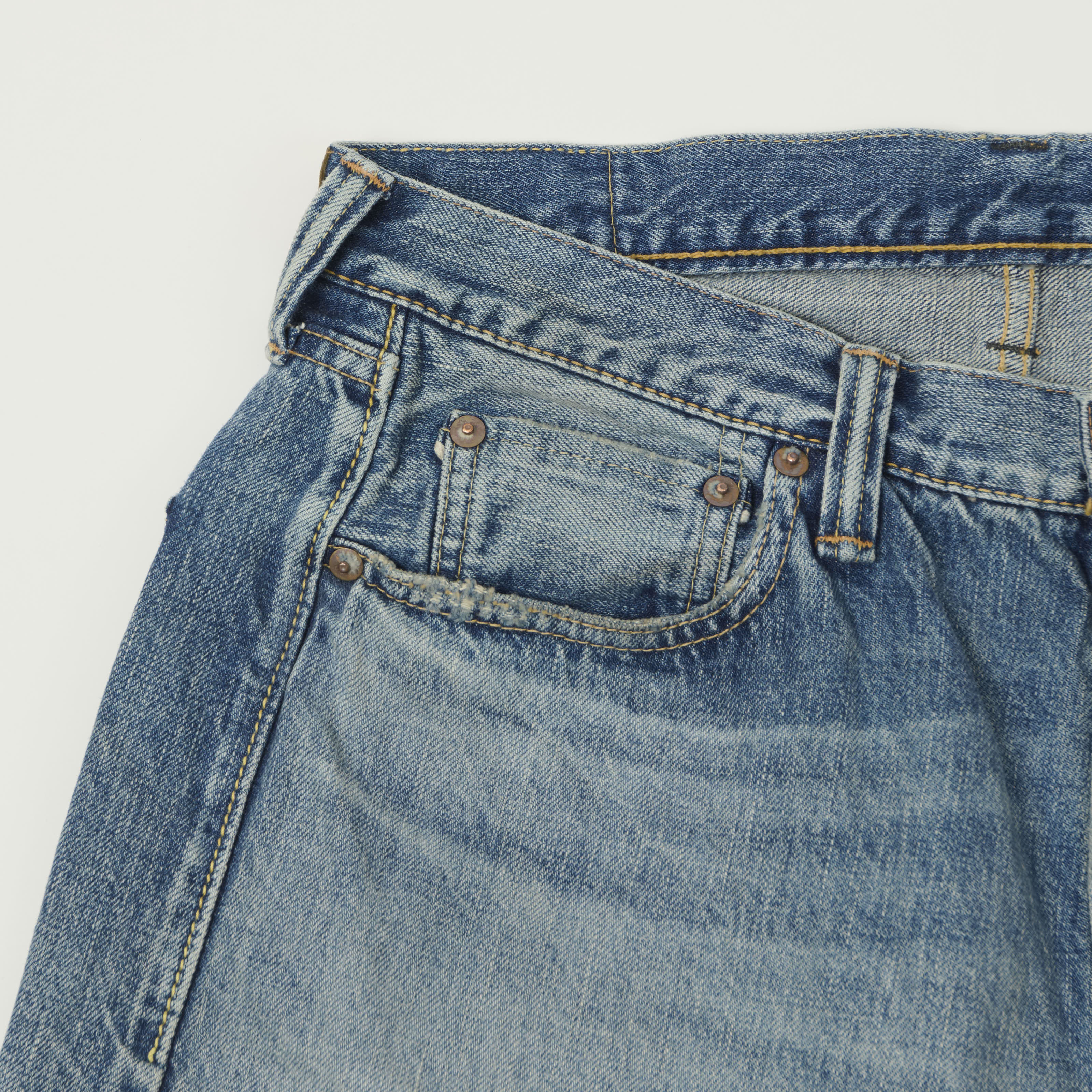 FULLCOUNT 1137 Duke III Extra Wide Straight Jean - Dartford Wash