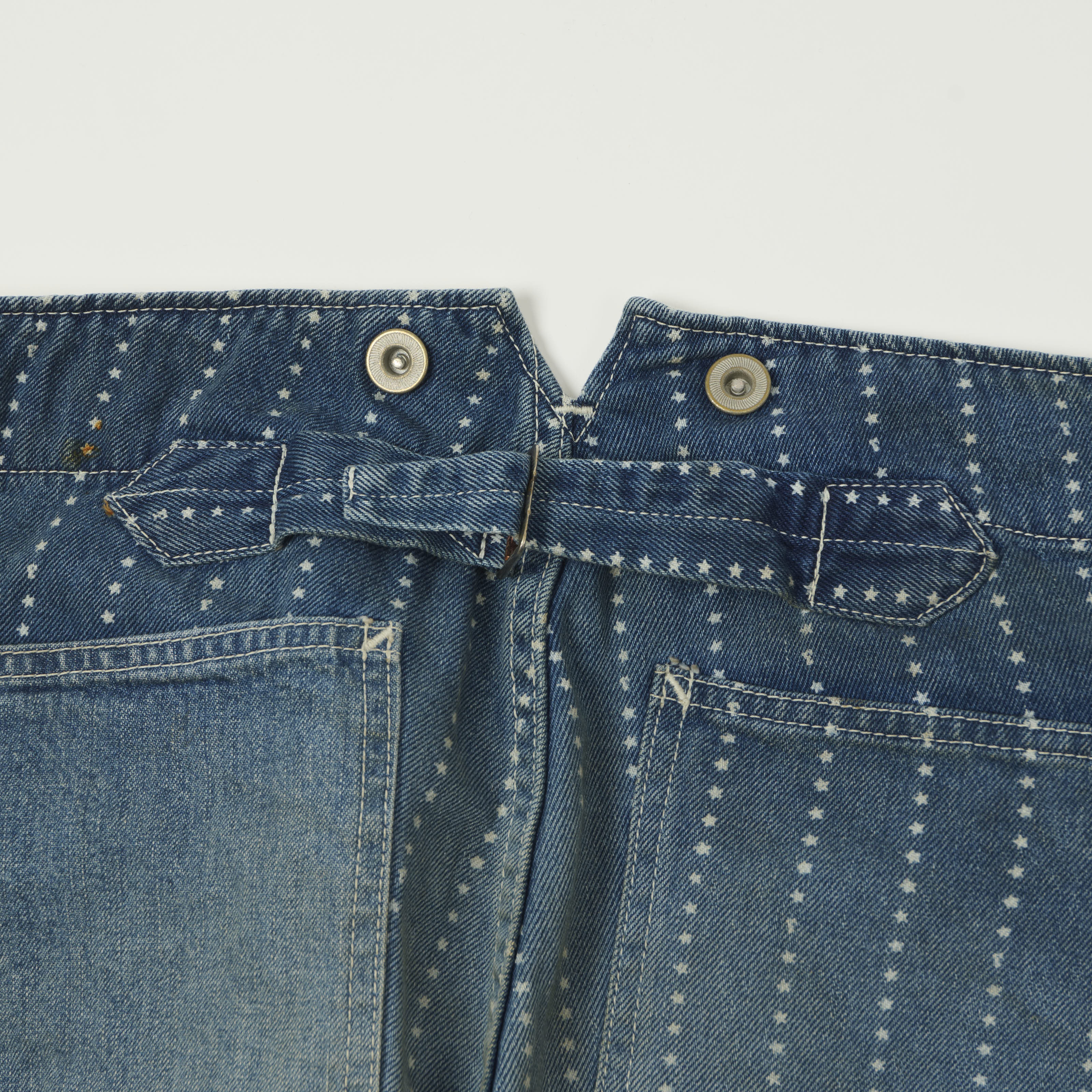 FULLCOUNT 1138 Star Wabash Workers Pants - Heavy Wash