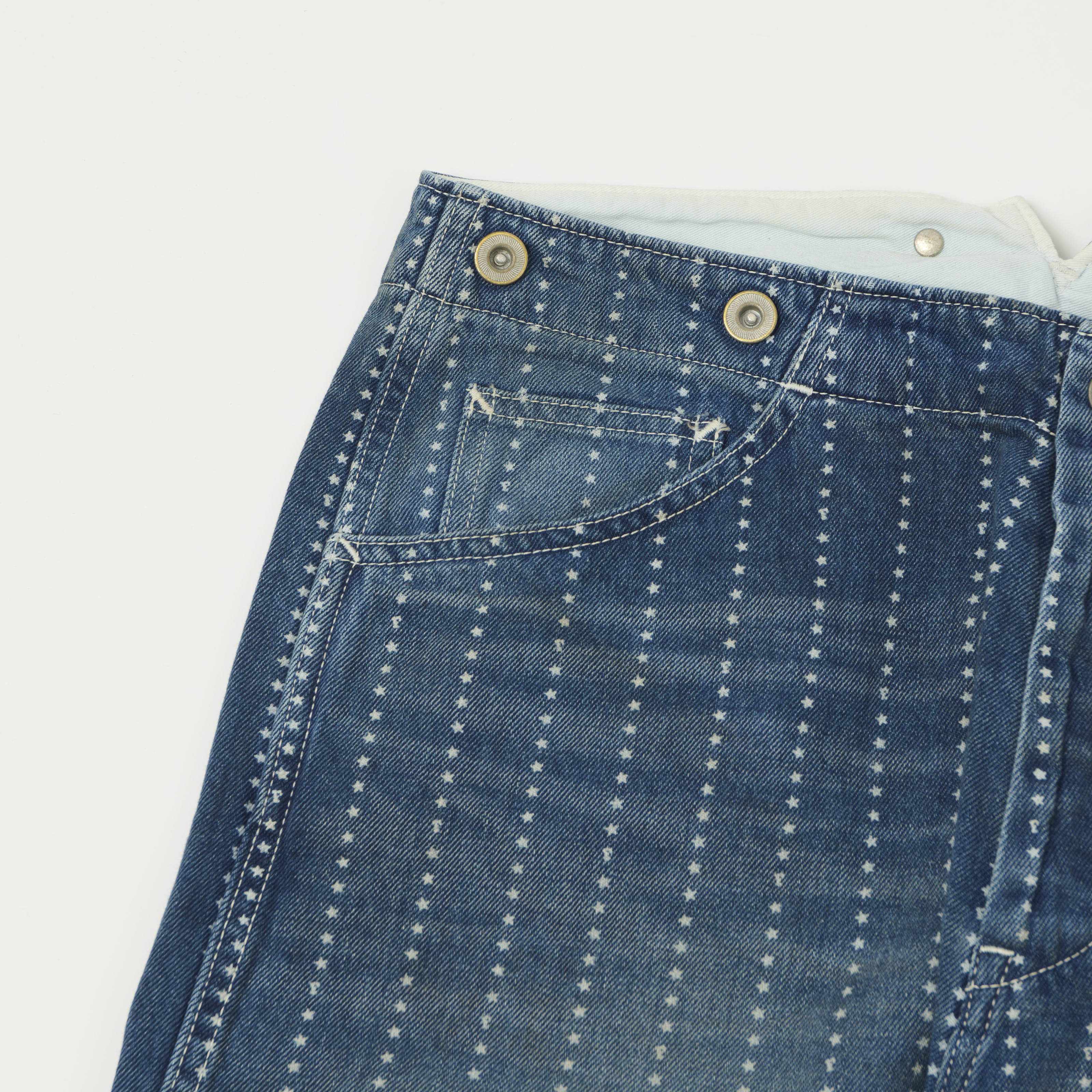 FULLCOUNT 1138 Star Wabash Workers Pants - Heavy Wash