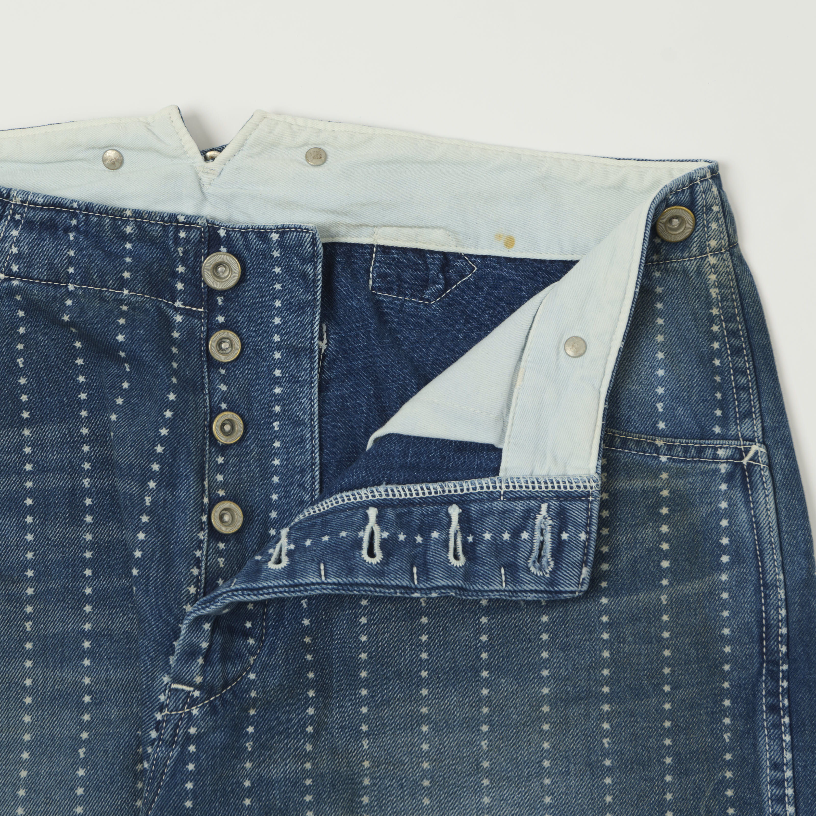 FULLCOUNT 1138 Star Wabash Workers Pants - Heavy Wash