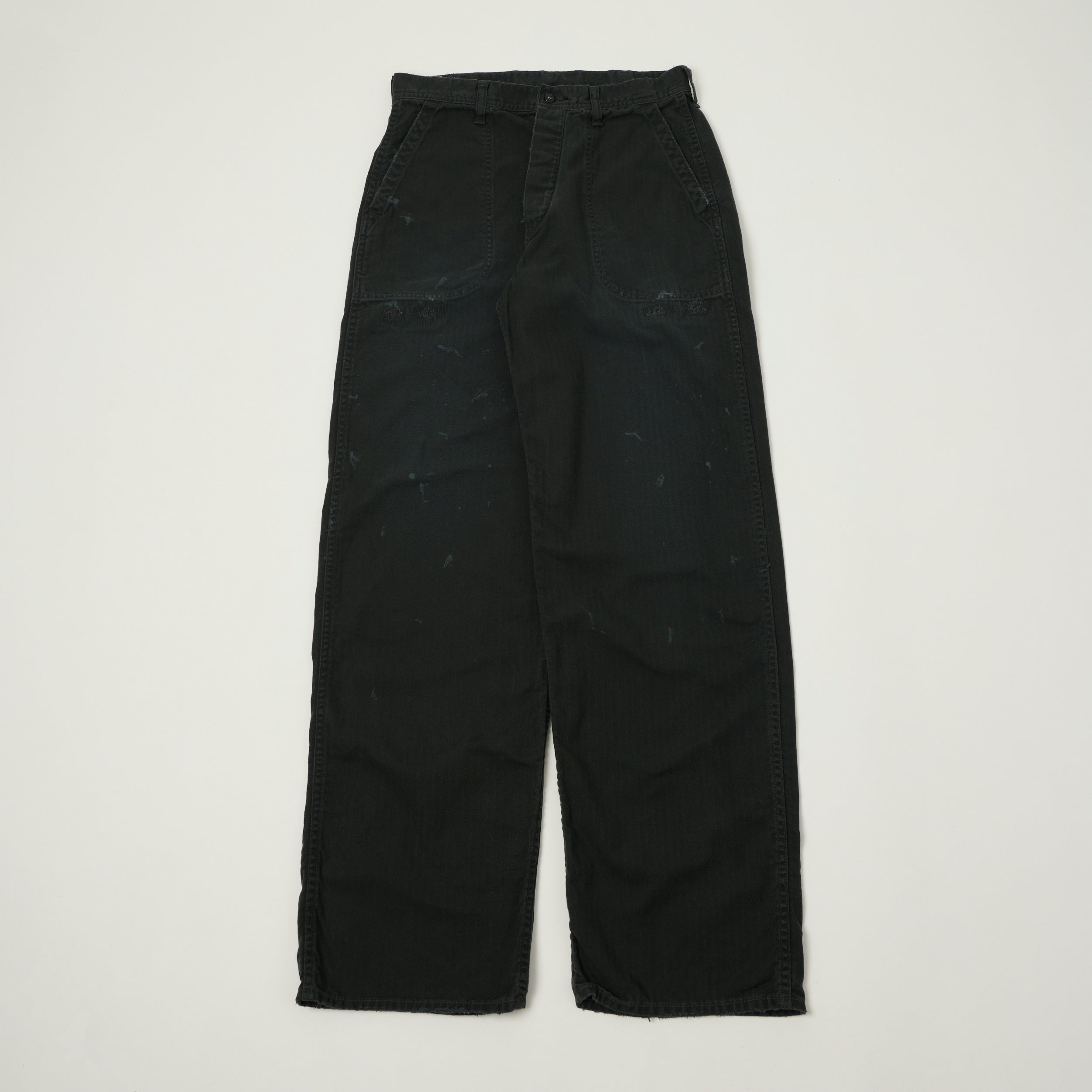 Kaptain Sunshine Cotton Drill Wide Pants - Black – SON OF A STAG
