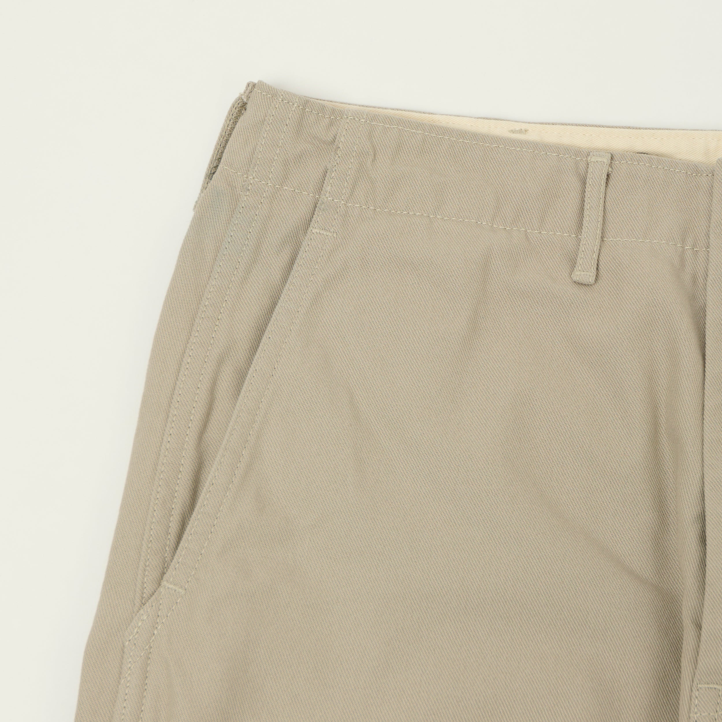 FULLCOUNT 1142 'Tough Dude' Mock Twist Trousers - Sand Beige