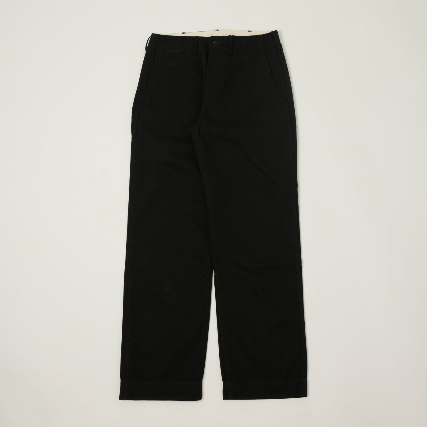 FULLCOUNT 1153 '41 Khaki' U.S Army Tapered Chino - Black