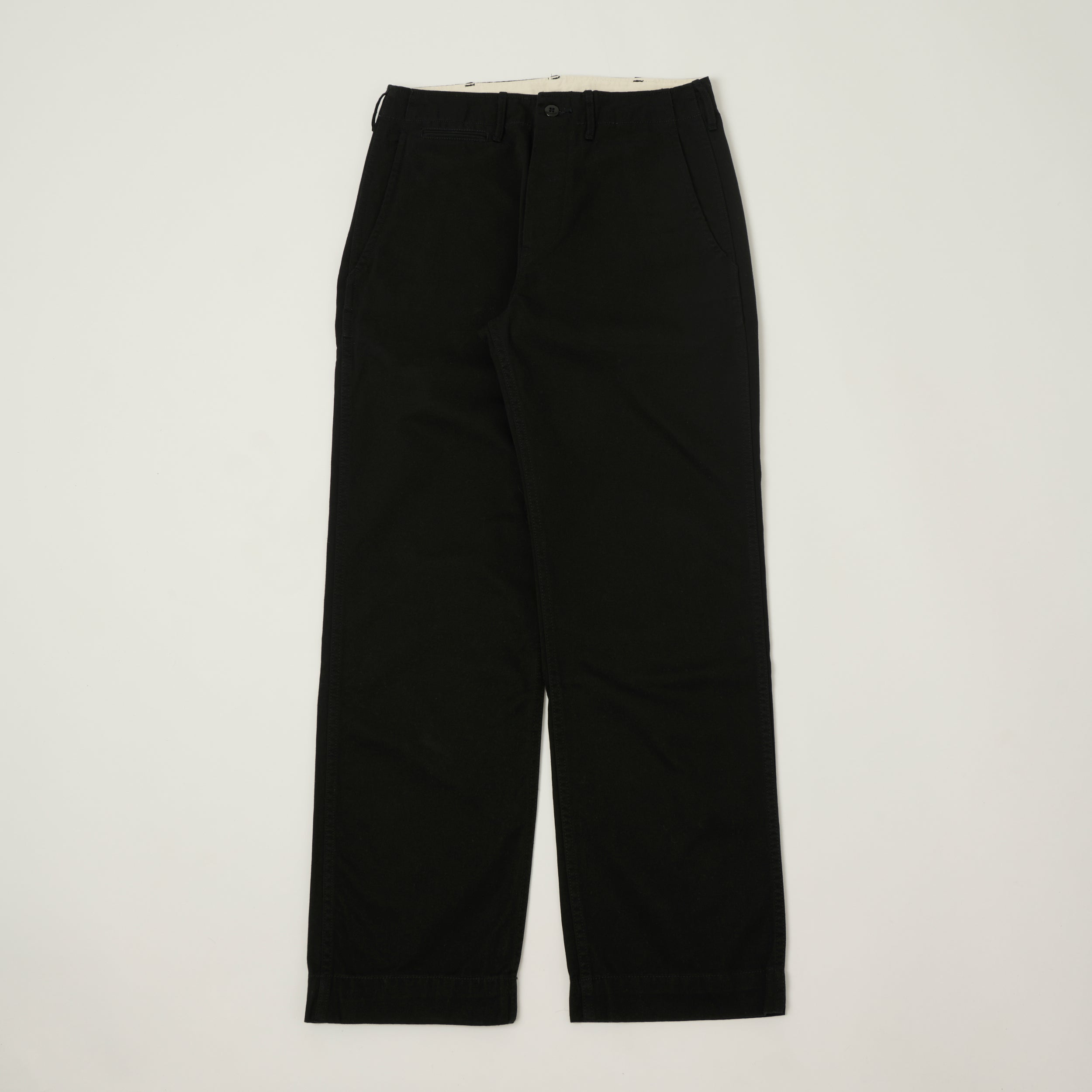 FULLCOUNT 1153 '41 Khaki' U.S Army Tapered Chino - Black