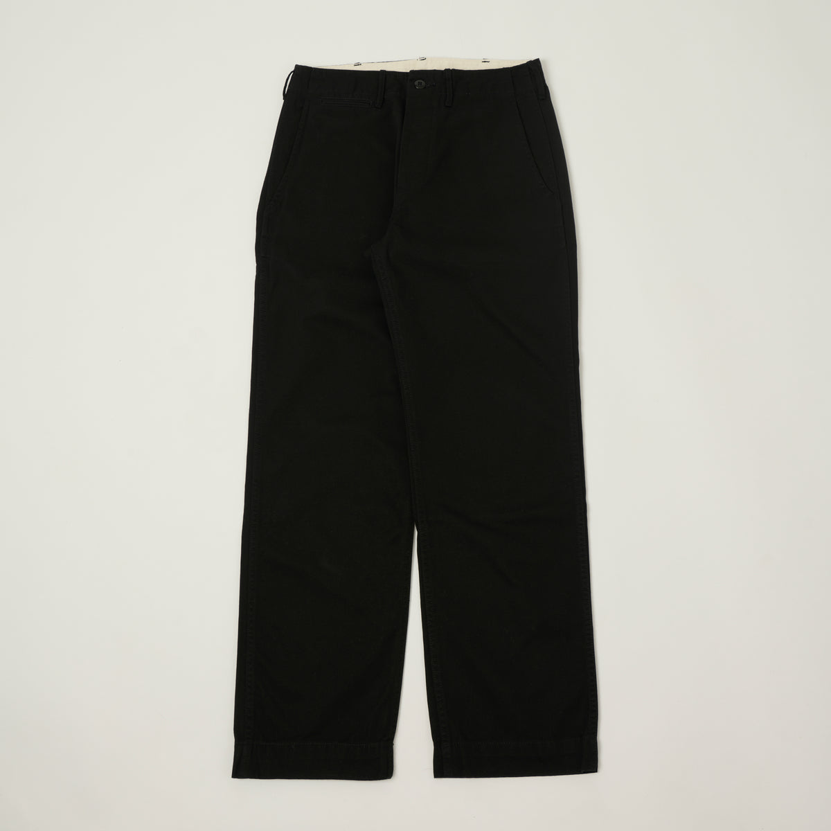 FULLCOUNT 1153 '41 Khaki' U.S Army Tapered Chino - Black