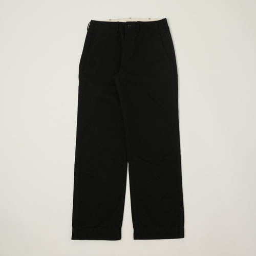 FULLCOUNT 1153 '41 Khaki' U.S Army Tapered Chino - Black