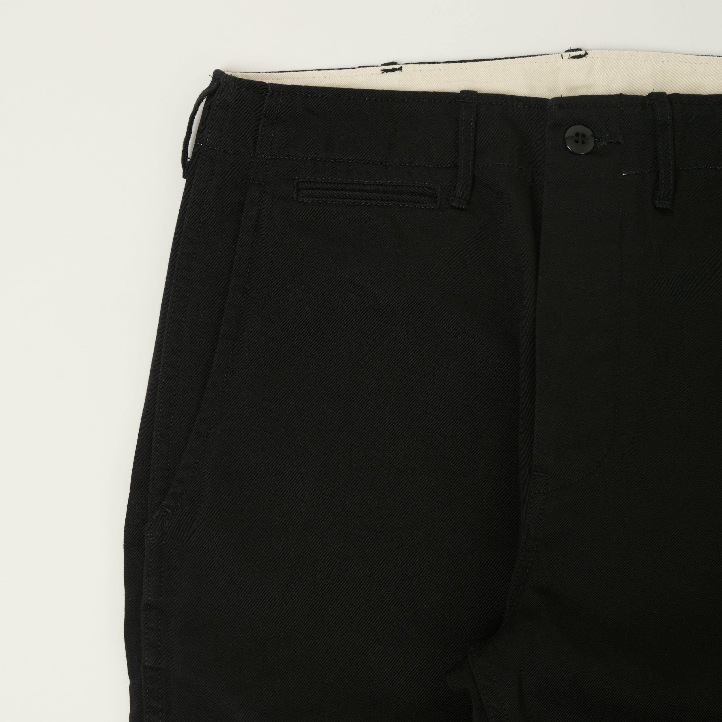 FULLCOUNT 1153 '41 Khaki' U.S Army Tapered Chino - Black