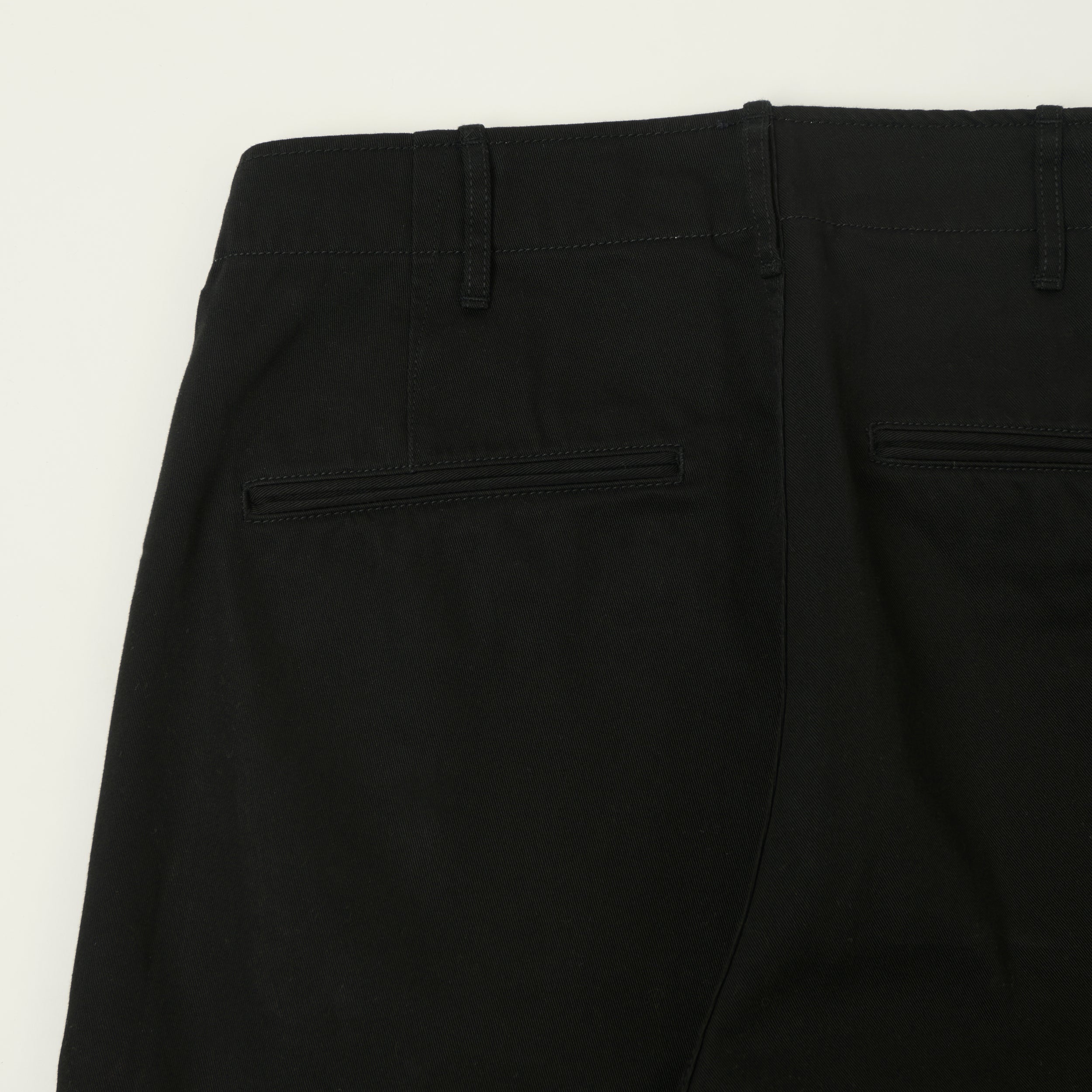 FULLCOUNT 1153 '41 Khaki' U.S Army Tapered Chino - Black