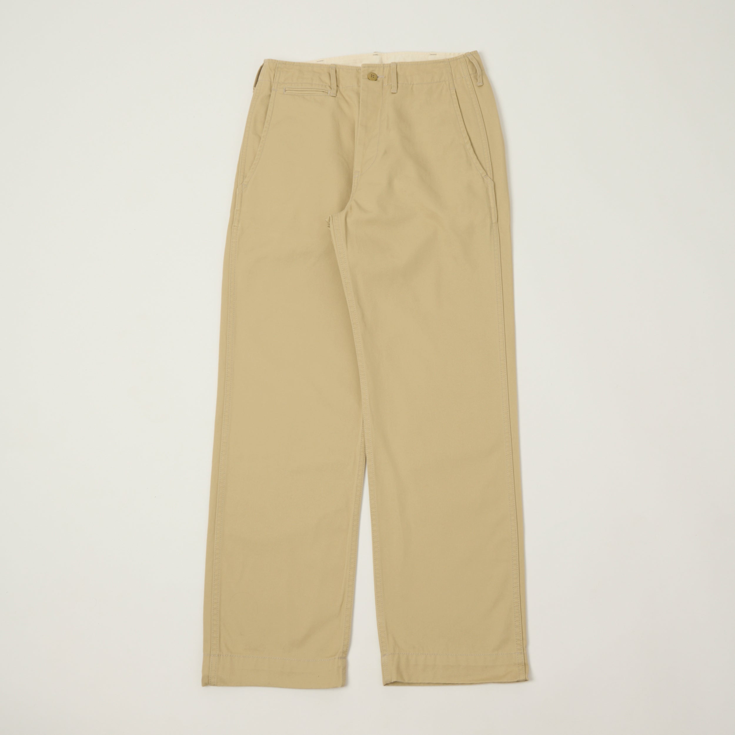 FULLCOUNT 1153 '41 Khaki' U.S Army Tapered Chino - Khaki