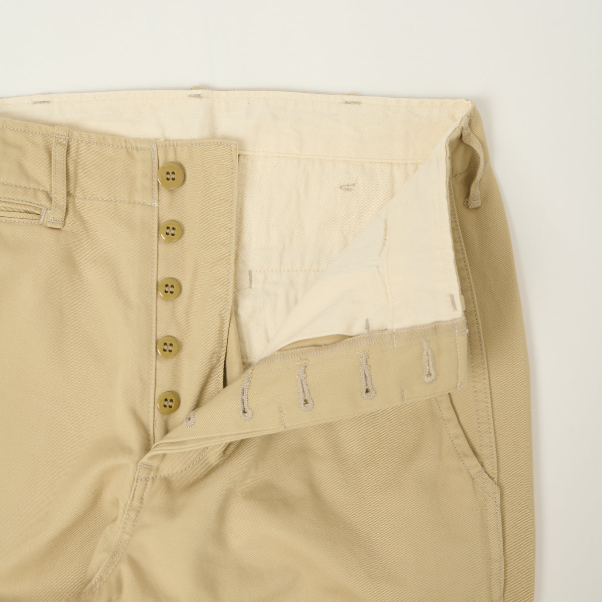FULLCOUNT 1153 '41 Khaki' U.S Army Tapered Chino - Khaki