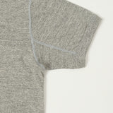 Full Count 5222-HG Flat Seam Heavyweight S/S Raffy Tee - Heather Grey