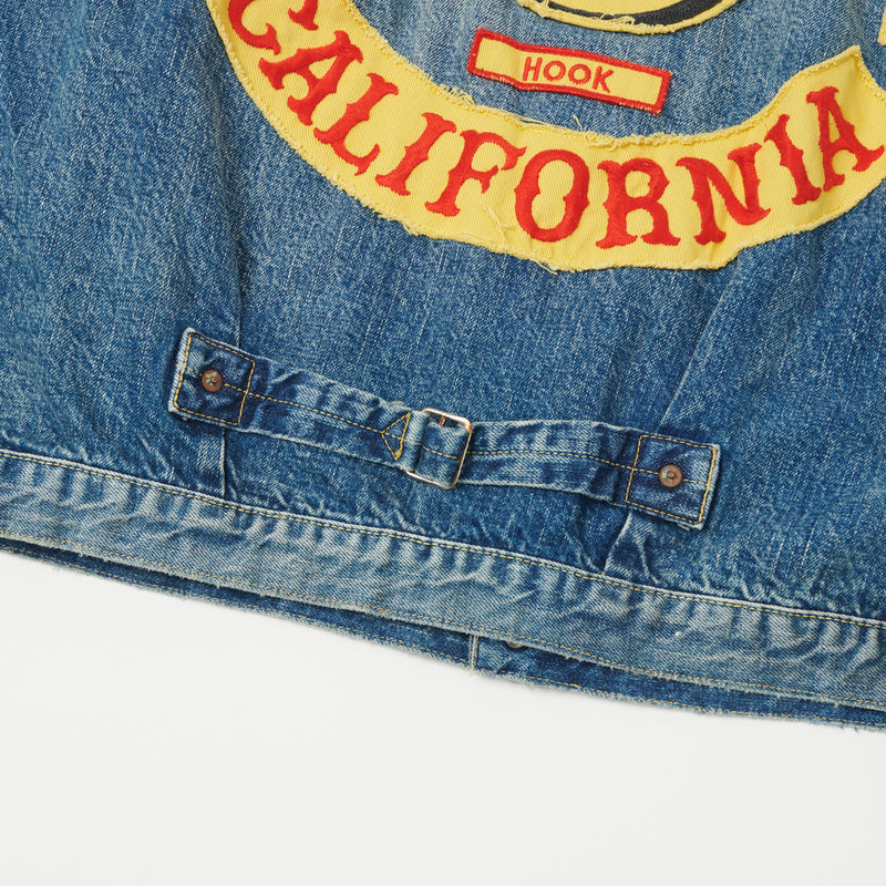 Full Count 2107HA Patched Type I Denim Jacket - 'Dartford' Wash