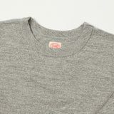 Full Count 5222-HG Flat Seam Heavyweight S/S Raffy Tee - Heather Grey