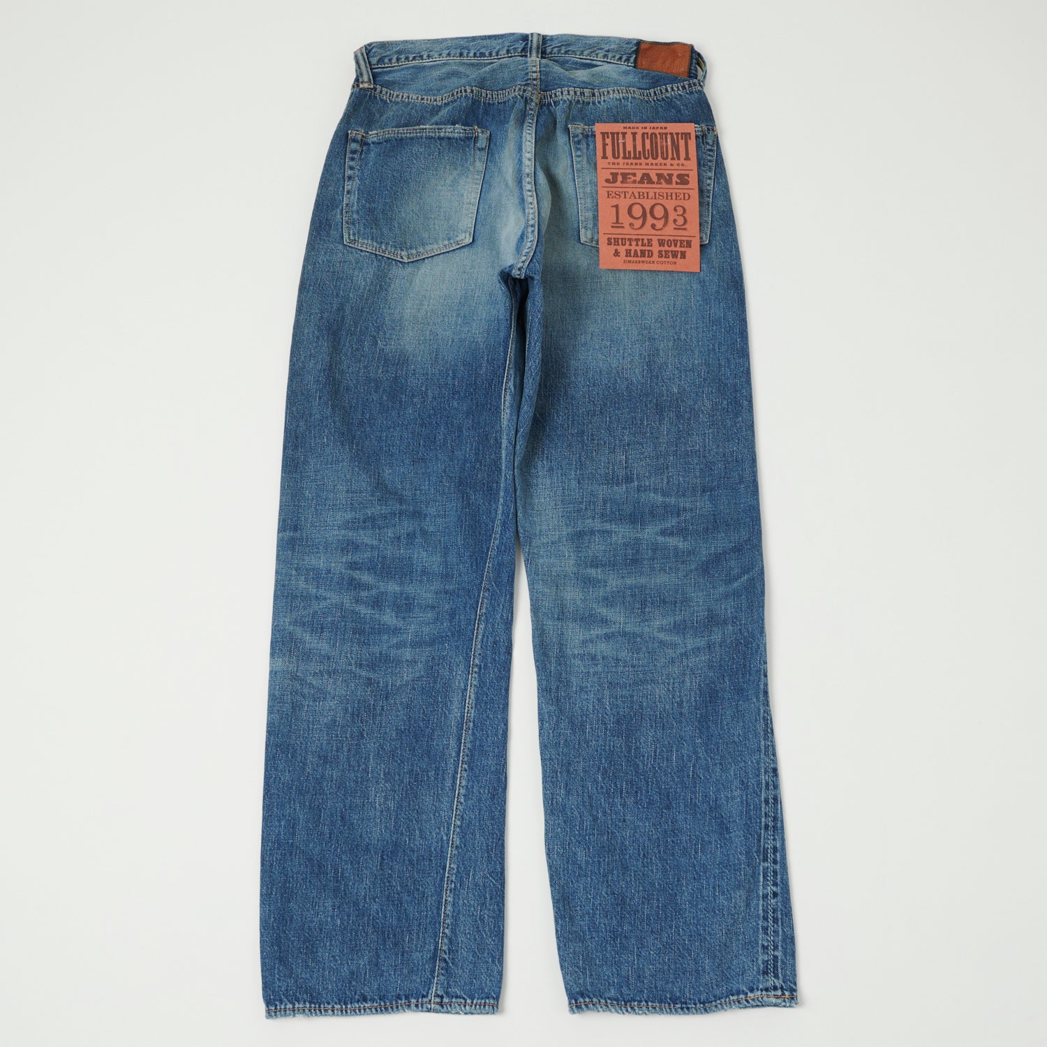 FULLCOUNT 0105SS 'Super Smooth' 11.5oz Wide Straight Jean