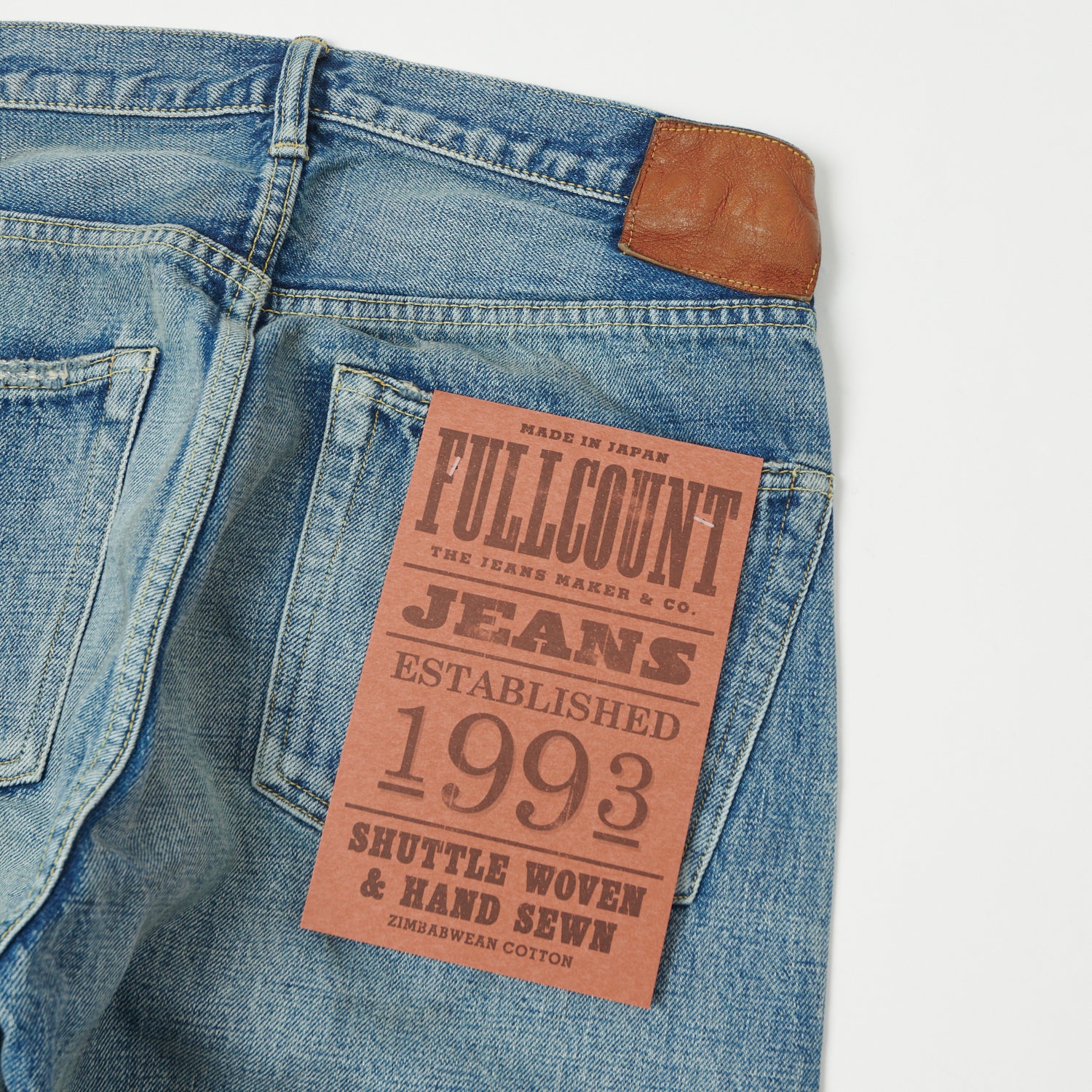 FULLCOUNT 1110 13.7oz Slim Tapered Jean - 'Dartford' Wash