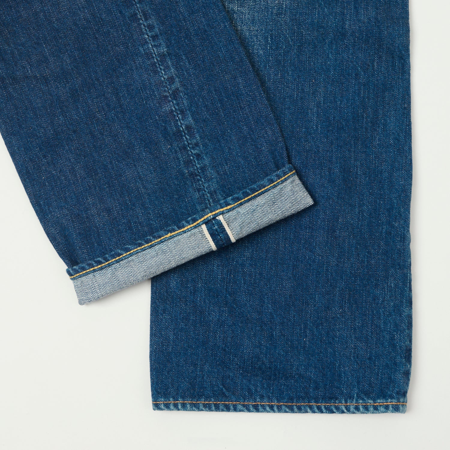 FULLCOUNT 1101 13.7oz Loose Straight Jean - 'More Than Real' Wash
